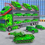 Cover Image of 下载 US Army Vehicles Transporter Truck Simulator Game 1.0.15 APK