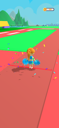 Android application Hurl The Cheerleader! screenshort
