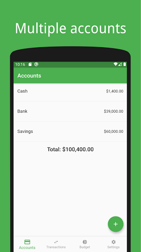 Android application Money manager screenshort