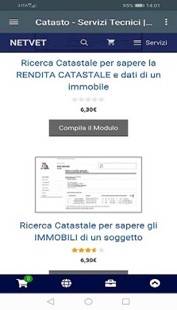 Obrázek 7 Catasto OnLine  - Nuova Versione con blog android