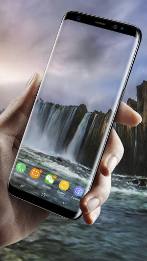 3D Waterfall Live Wallpaper Screen 3