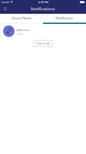 Android application Midleton College screenshort
