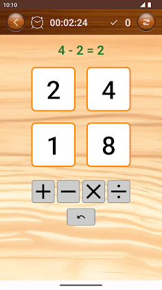 24 Game - Classical math game - Screenshot 1