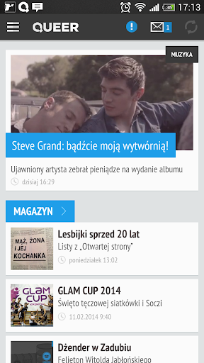 Android application Queer.pl - apka dla osób LGBT screenshort