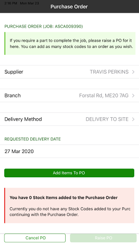 Android application CFM AccuMobile screenshort