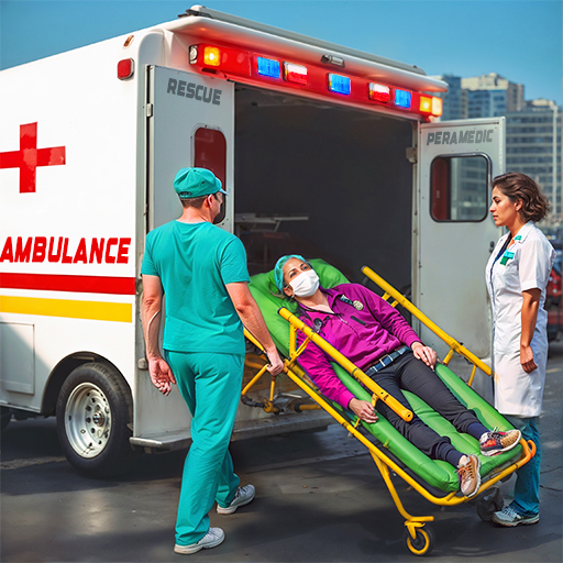 أمريكي إنقاذ سيارة إسعاف 3D