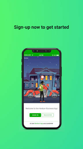 Android application HERDUM BUSINESS screenshort