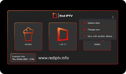 Red IPTV player 3