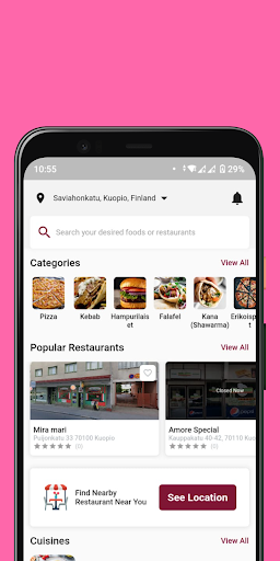 Munchies - Food Delivery Screen 2