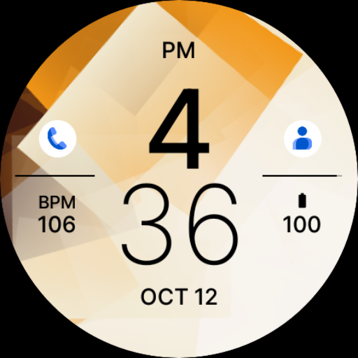 Brown Sporty Fit Watch Face screenshot 4