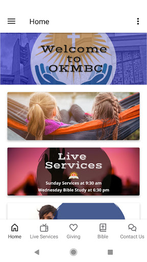 Android application OKMBC Chatt screenshort