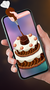 Captura de Pantalla 4 DIY Birthday Party Cake Maker android