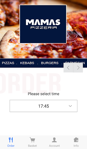 Android application Mama's Pizzeria Beeston screenshort