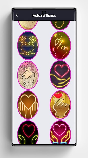 Screenshot 11 teclado Corazón dedo de oro android