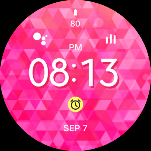 Pink Watch Face Logo