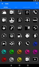 Flat Black and White Icon Pack poster 12