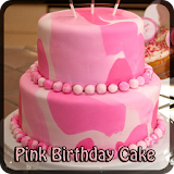 Pink Birthday Cake icon