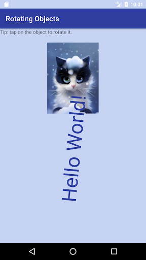 Rotating objects Screen 3