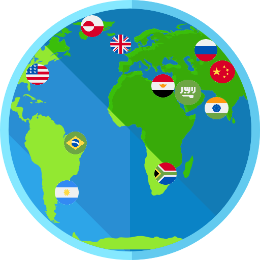 Geography Globe - Countries In logo