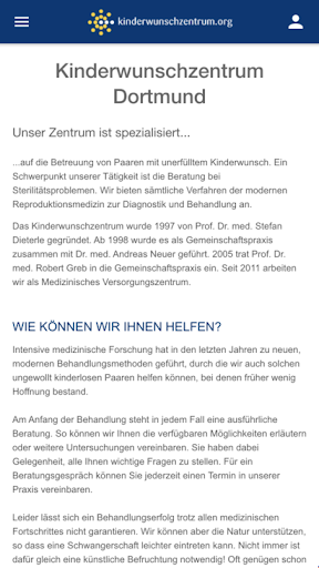 Kinderwunschzentrum Dortmund Screen 2