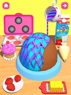 Cake Games: DIY Food Games 3Dのおすすめ画像5