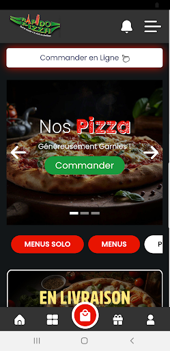 Android application Rapido Pizza Asnieres screenshort