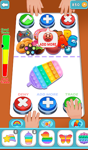 Fidget Trading: 3D Toys Pop It Screen 2