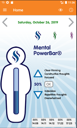 My PowerBar® Screen 2