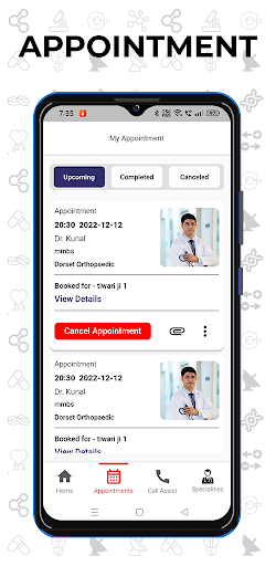 Doctorline Patient Screen 3