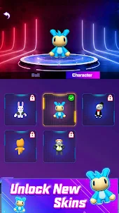 Cyber Rolling Music Ball Game