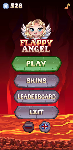 Android application Flappy Angel screenshort
