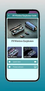 F9 Wireless Earphones Guide