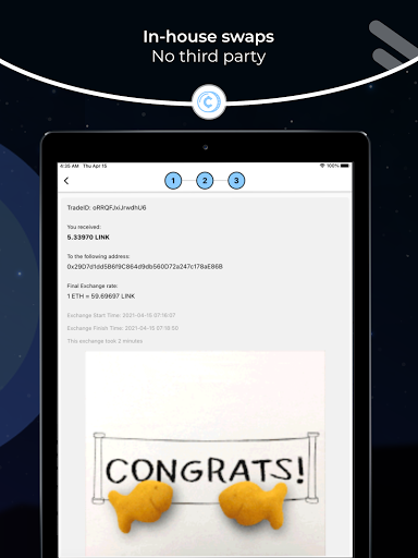 CryptiSwap - Non-Custodial Crypto Exchange  Swaps