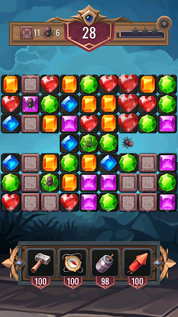 Game screenshot Diamond Dungeon Match 3 Games apk download