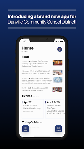 Android application Danville CSD screenshort