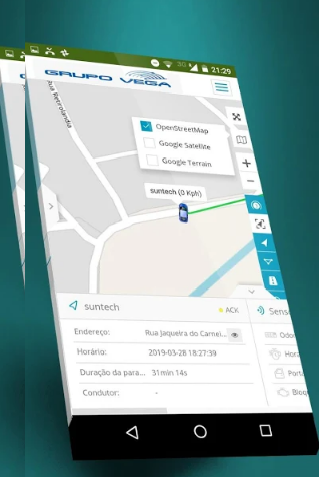 Android application App Rastreamento screenshort