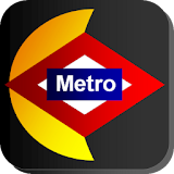 Nighttime Metro Madrid icon