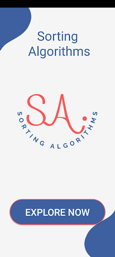 Android application Sorting Algorithms screenshort