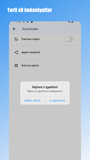 Turkcha-Ozbekcha tarjimon Screen 2