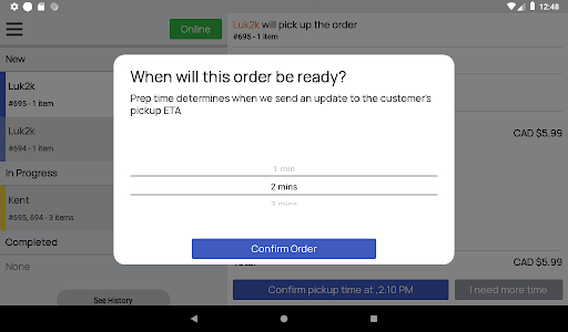 Android application Hi Merchant screenshort