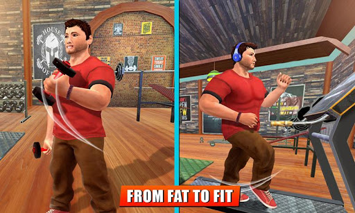Fat Boy Gym Fitness Games Screen 2