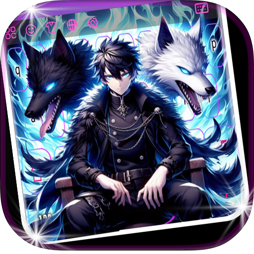 Man With a Wolf keyboard