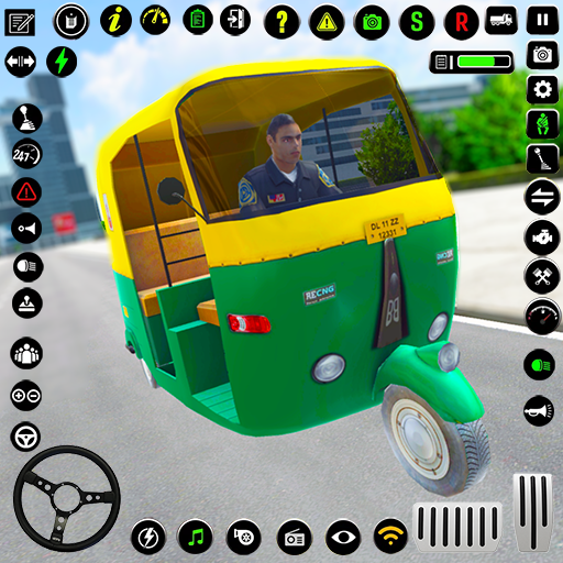 Tuk Tuk Rickshaw Driver