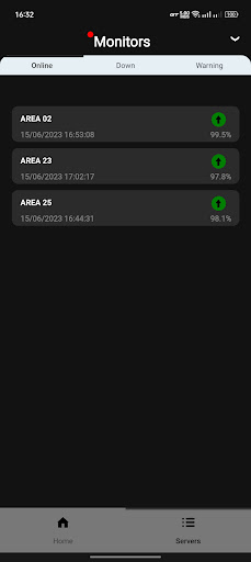 Android application RetailMax - Uptime screenshort