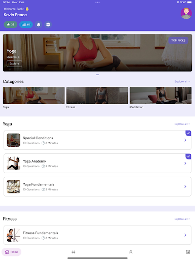 Yoga Pilates Fitness Quizzes