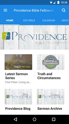 Android application Providence Bible Fellowship screenshort