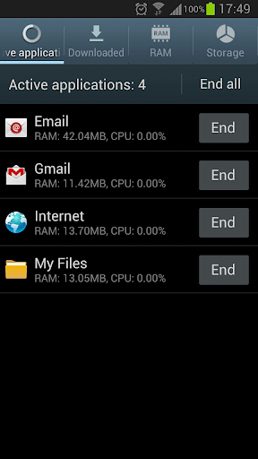 Task Manager S4 Shortcut