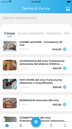 Android application Terme di Cervia screenshort
