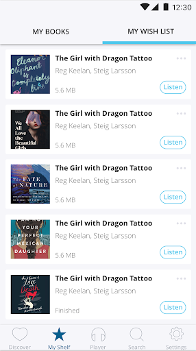 Audiokitab Screen 3