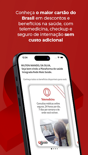 Android application Rede Mais Saúde screenshort